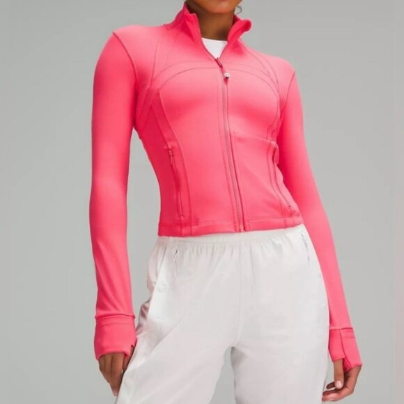 🆕Lululemon🍋 Define Cropped Jacket Colour Glaze Pink Sz 4 - Picture 1 of 10